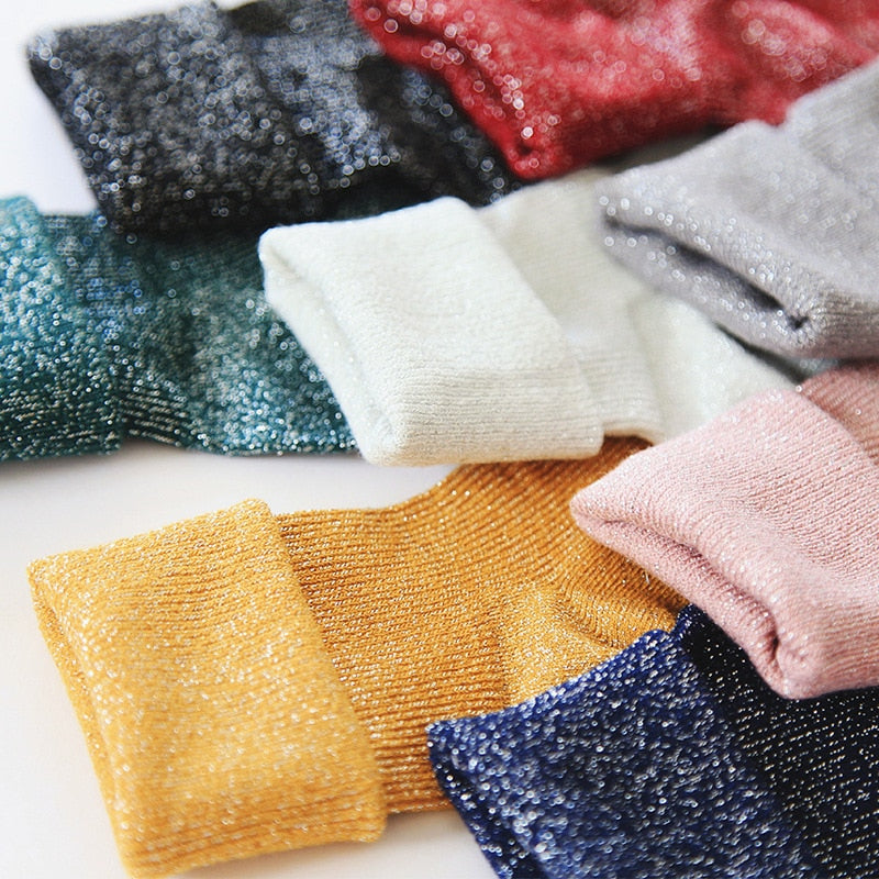 Chaussettes Brillante Métallique
