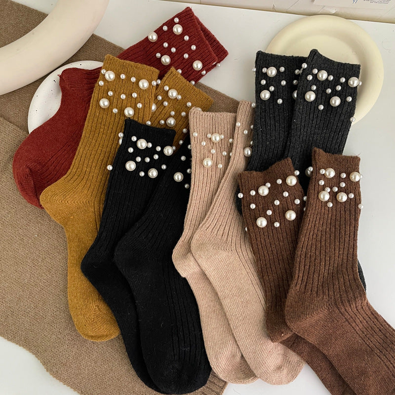 Chaussettes à perles