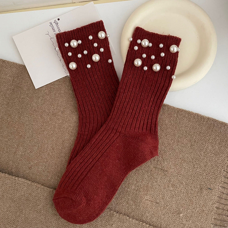 Chaussettes à perles
