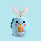 Brosse à dents électrique en forme de U pour enfants rechargeable 2-6-12 ans