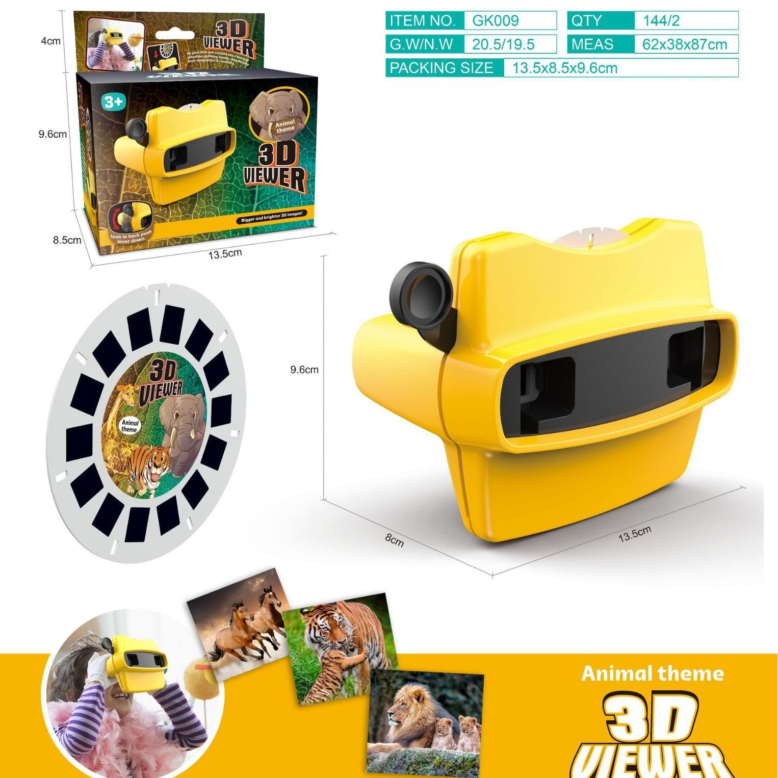 Machine d’observation d’animaux 3D
