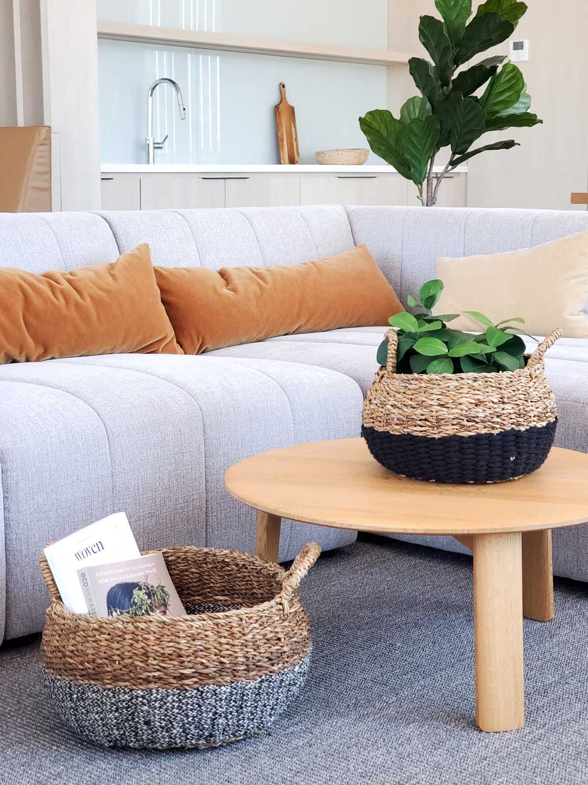 Panier de sol Ula - Noir