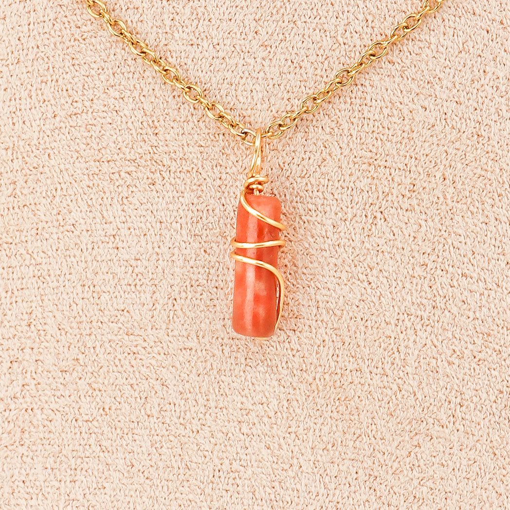 Pendentif Jade "Fleurs de prunier"