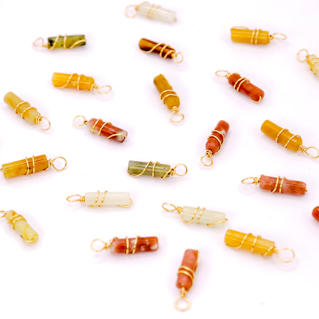 Pendentif Jade "Fleurs de prunier"