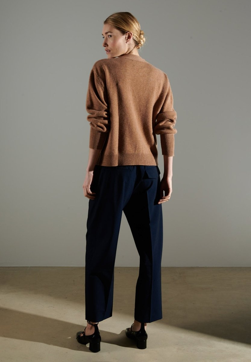 Cardigan cachemire  couleur camel